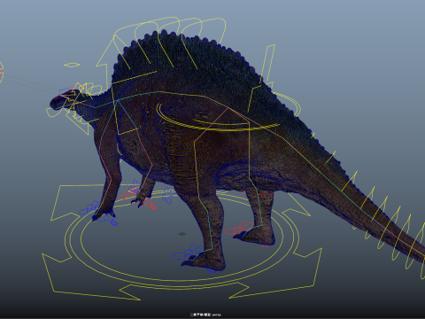 Ouranosaurus 3D Модель