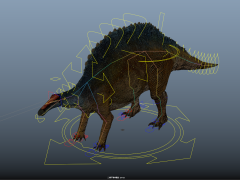 Ouranosaurus 3D Модель