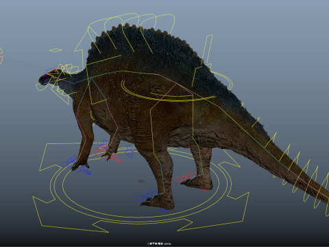 Ouranosaurus 3D Модель