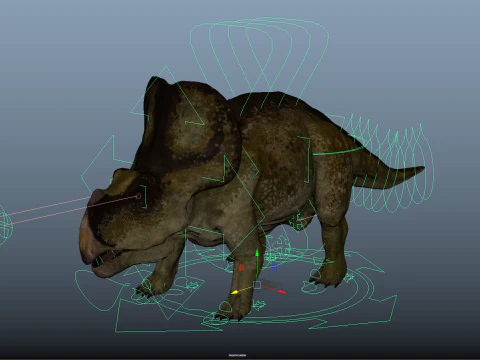 Protocer&aacute;tops Modelo 3D