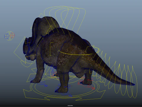 Protocer&aacute;tops Modelo 3D