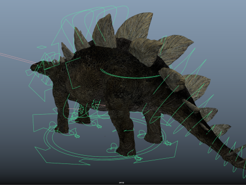 Stegosaurus 3D Модель