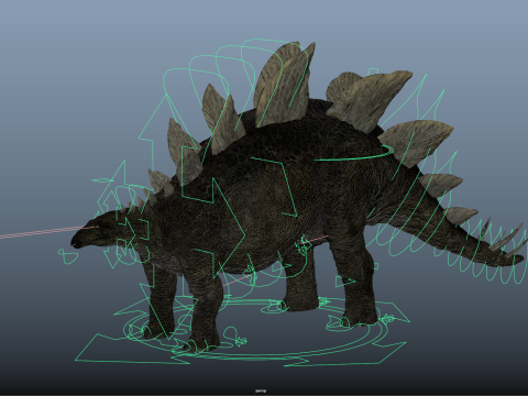 Stegosaurus 3D Модель