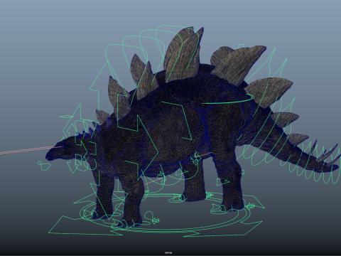 Stegosaurus 3D Модель