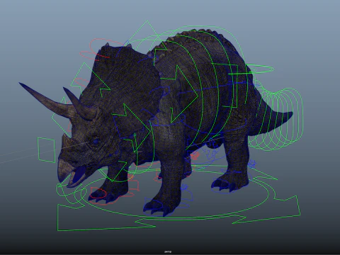 Tricer&aacute;topo Modelo 3D