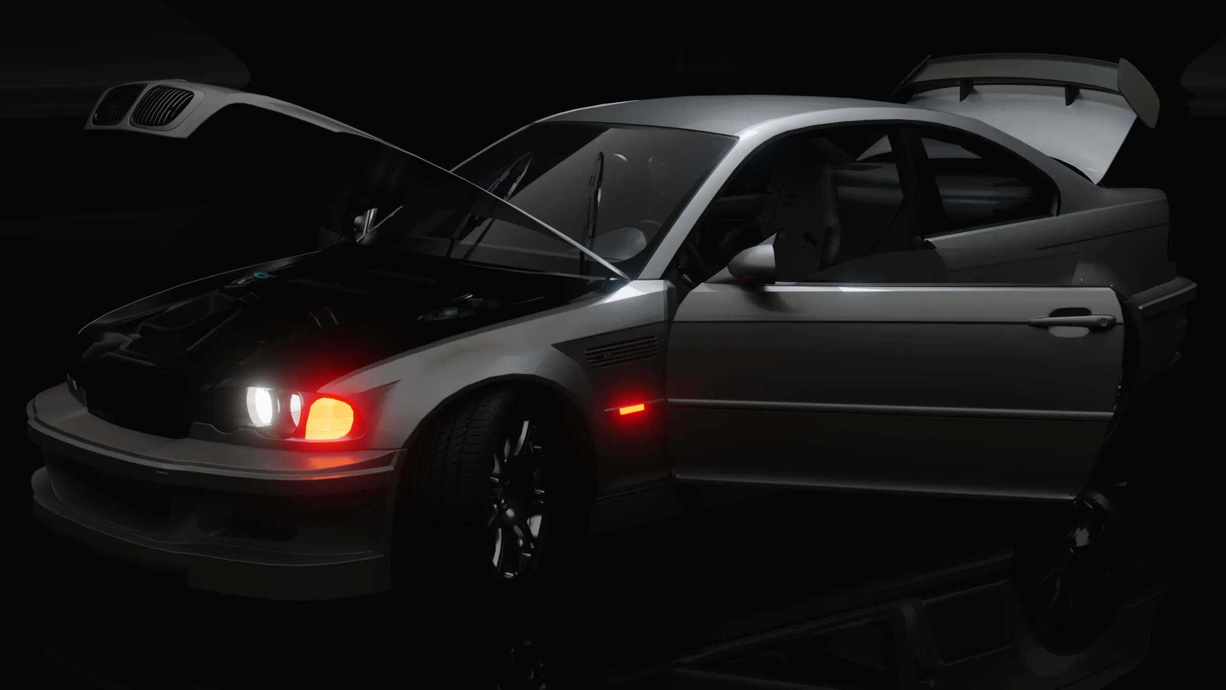 M3 GTR 3D Model .c4d .max .obj .3ds .fbx .stl .blend 