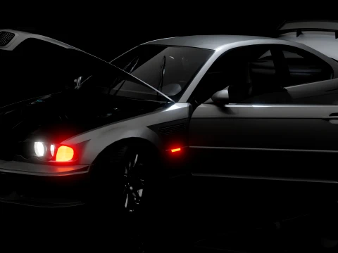 M3 GTR 3D Model
