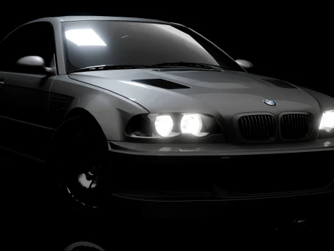 M3 GTR 3D Model