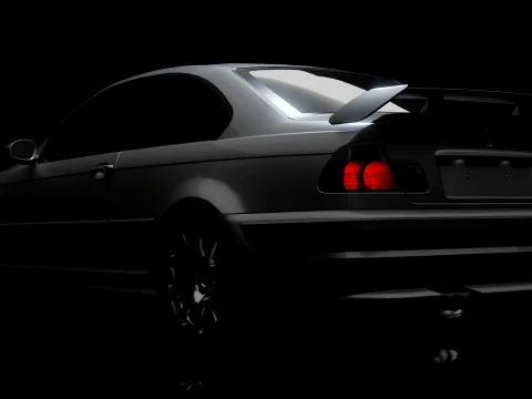 M3 GTR 3D Model