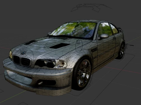 M3 GTR 3D Model