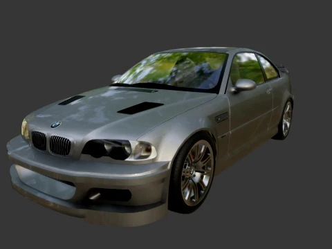 M3 GTR 3D Model