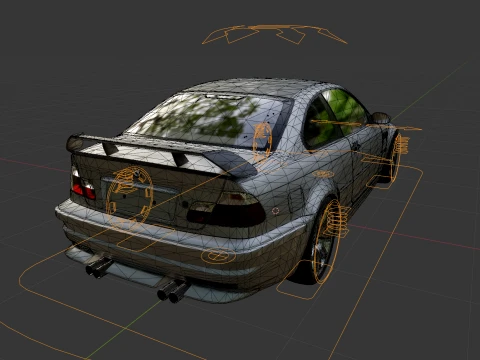 M3 GTR 3D Model