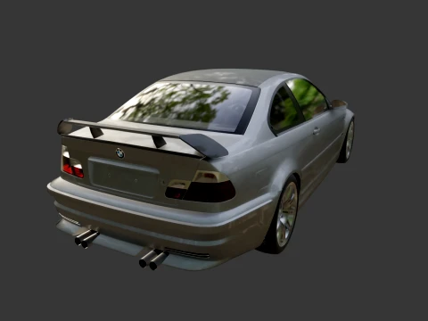 M3 GTR 3D Model