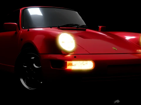 Porsche 964 Targa Modèle 3D