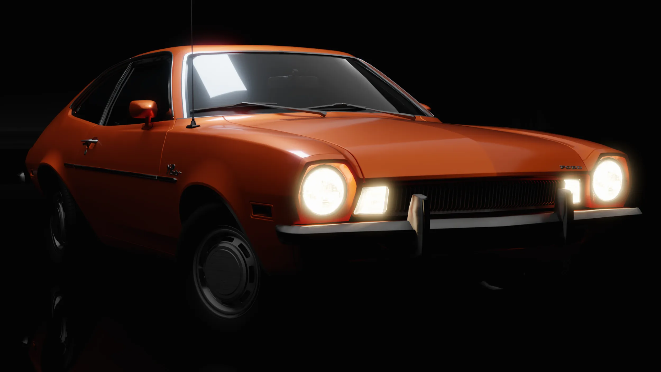 Pinto 3D Model .c4d .max .obj .3ds .fbx .stl .blend 