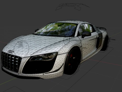 Audi R8 GT 3D Model