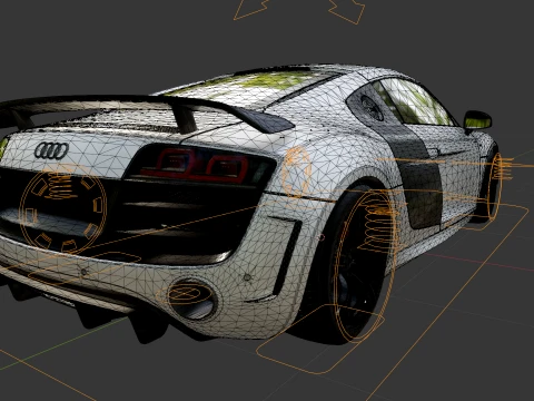 Audi R8 GT 3D Model