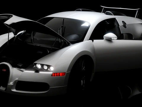 Bugatti Veyron 3D Model