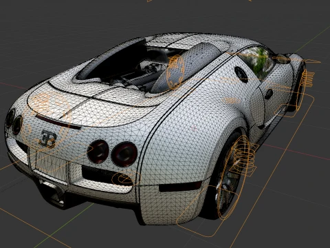 Bugatti Veyron 3D Model