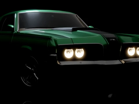 Mercury Cougar Eliminator 3D Model