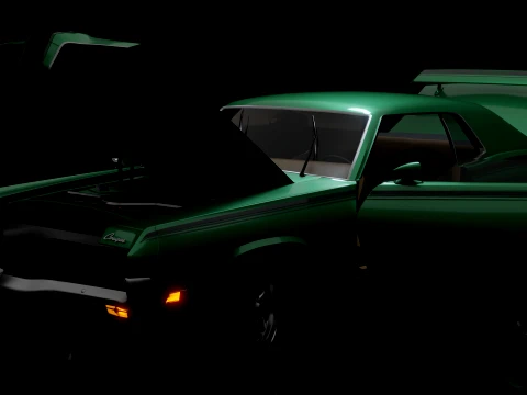 Mercury Cougar Eliminator 3D Model