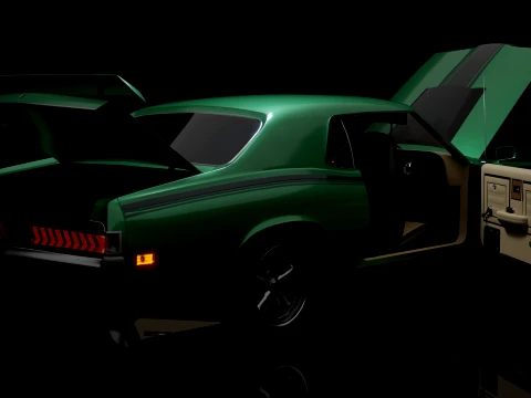 Mercury Cougar Eliminator 3D Model