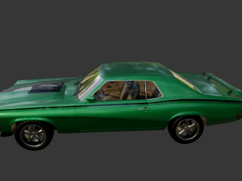 Mercury Cougar Eliminator 3D Model