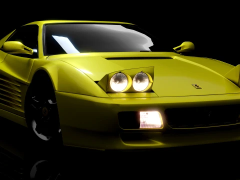 페라리 512 TR 3D 모델