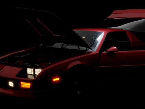 Chevrolet Camaro Iroc-Z Hx7cheW 3D Model