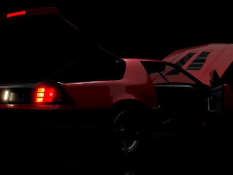 Chevrolet Camaro Iroc-Z Hx7cheW 3D Model