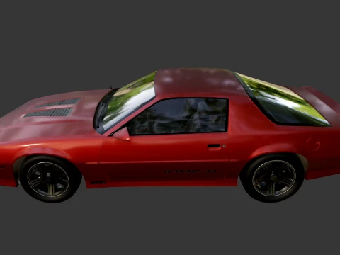 Chevrolet Camaro Iroc-Z Hx7cheW 3D Model