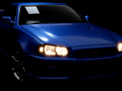 닛산 스카이라인 GT-R R34 3D 모델