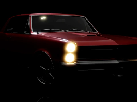 Pontiac LeMans GTO 1965 3D Modell
