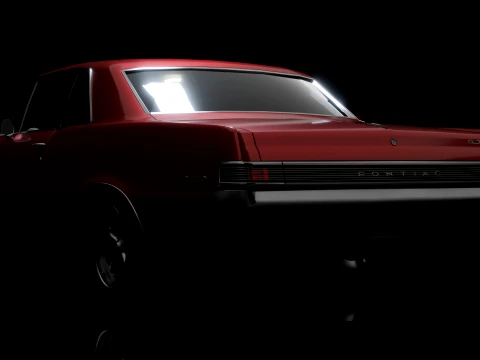 Pontiac LeMans GTO 1965 3D Model