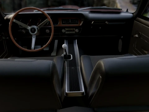 Pontiac LeMans GTO 1965 3D Model