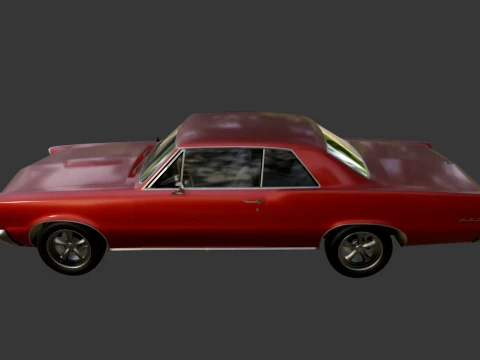 Pontiac LeMans GTO 1965 3D Model