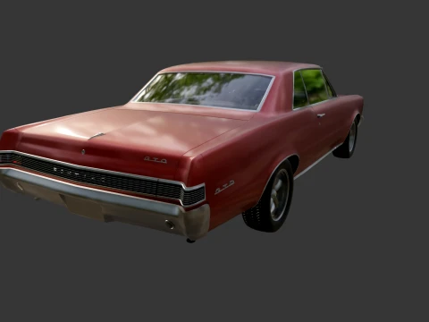 Pontiac LeMans GTO 1965 3D Model