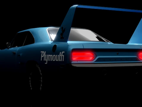 Plymouth Superbird 1970 3D Model