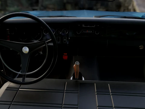 Plymouth Superbird 1970 3D Model