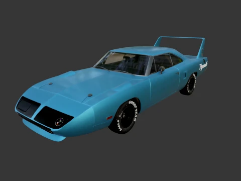 Plymouth Superbird 1970 3D Model