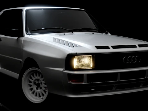 Audi Quattro Modelo 3D
