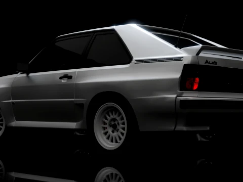 Audi Quattro 3D Model