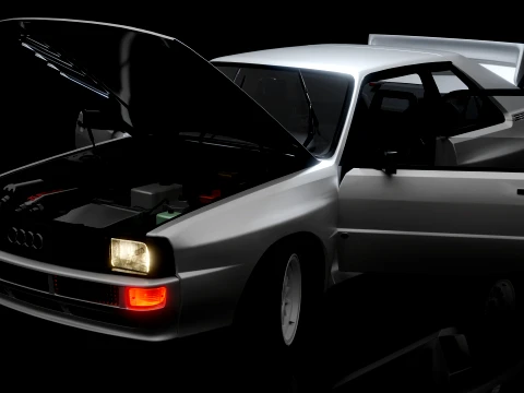Audi Quattro 3D Model