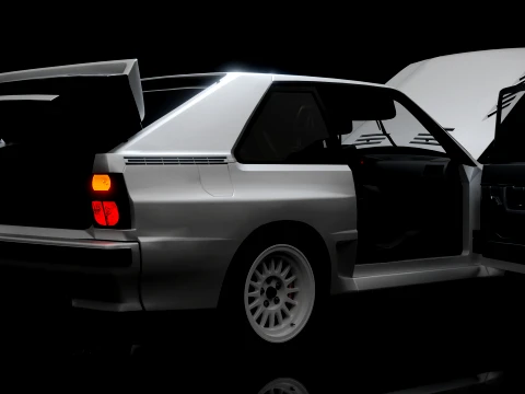 Audi Quattro 3D Model