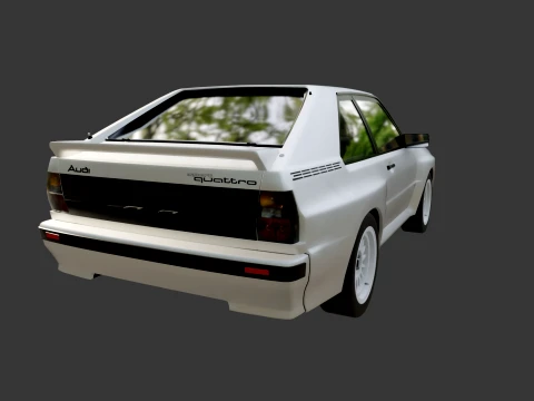 Audi Quattro 3D Model