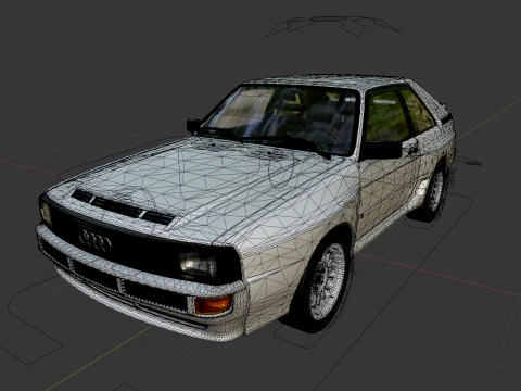 Audi Quattro 3D Model