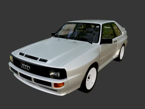 Audi Quattro 3D Model