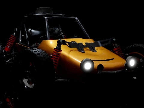Buggy PUBG Modelo 3D