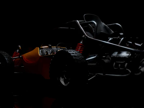 PUBG Buggy 3D Model