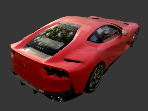 페라리 812 슈퍼패스트 3D 모델